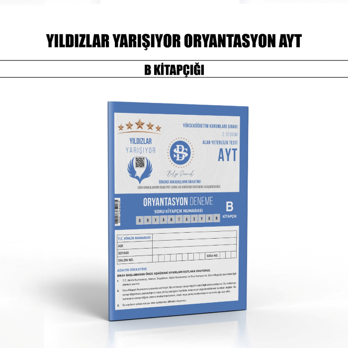 YILDIZLAR YRŞYR YKS AYT ORYANTASYN SNV 1-B - 24-25